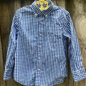 Crewcuts cotton checkered shirt